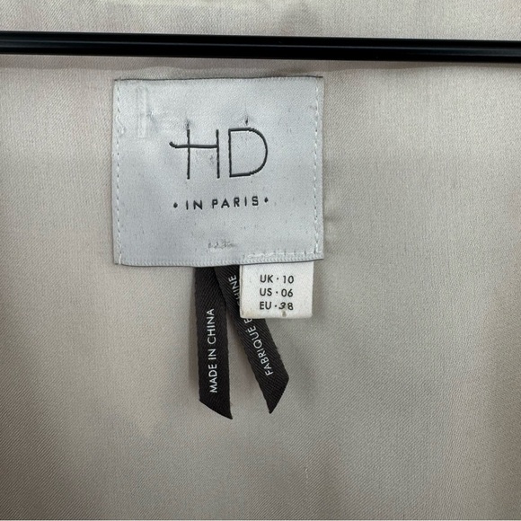 Anthropologie HD in Paris Easel Flora Ruffle Maxi Dress Size 6 Floral Watercolor - Picture 8 of 10